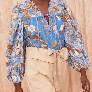 Ulla Johnson Joanie popover blouse